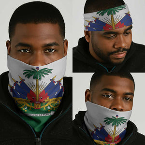 Afro Haiti Heritage Month 2025 Neck Gaiter American Raised With Haitian Roots - African Pride
