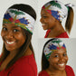 Afro Haiti Heritage Month 2025 Neck Gaiter American Raised With Haitian Roots - African Pride