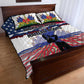 Afro Haiti Heritage Month 2025 Quilt Bed Set American Raised With Haitian Roots