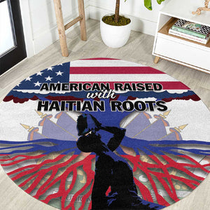 Afro Haiti Heritage Month 2025 Round Carpet American Raised With Haitian Roots