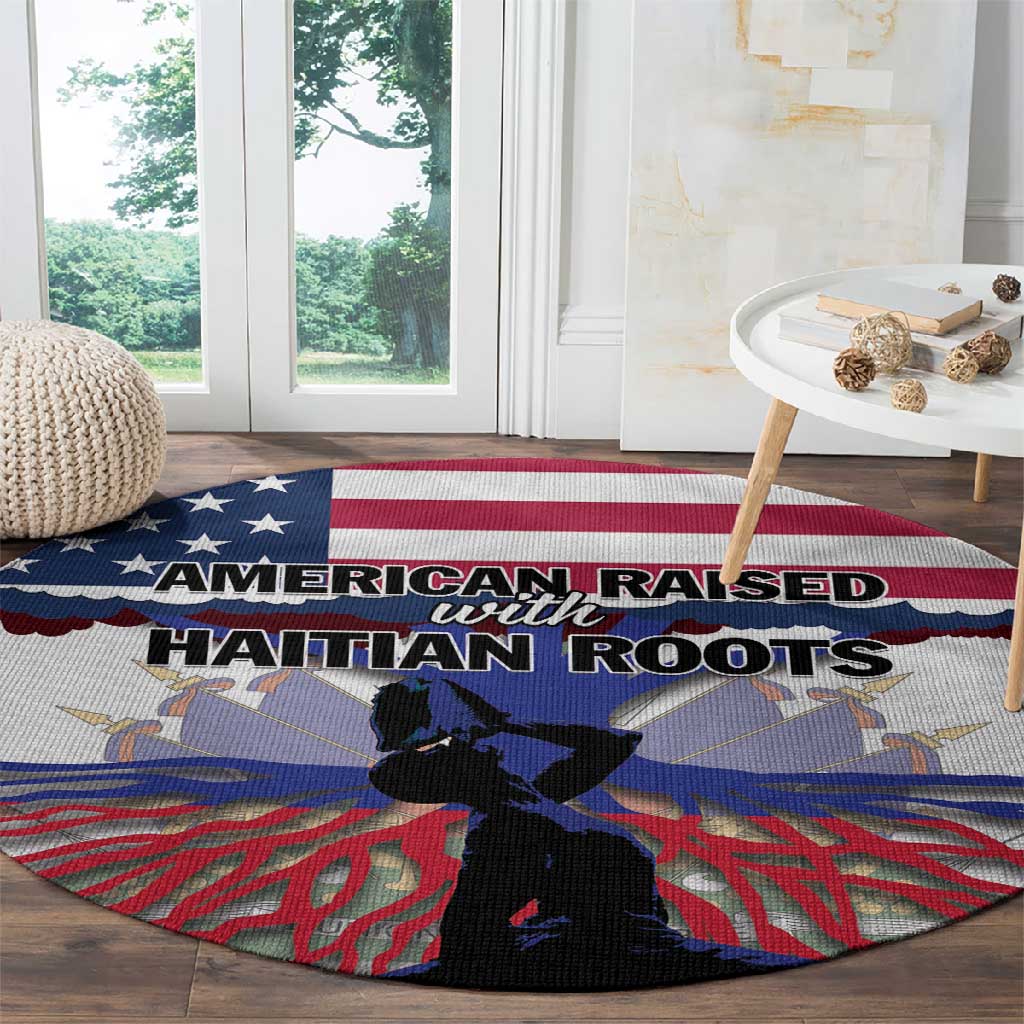 Afro Haiti Heritage Month 2025 Round Carpet American Raised With Haitian Roots