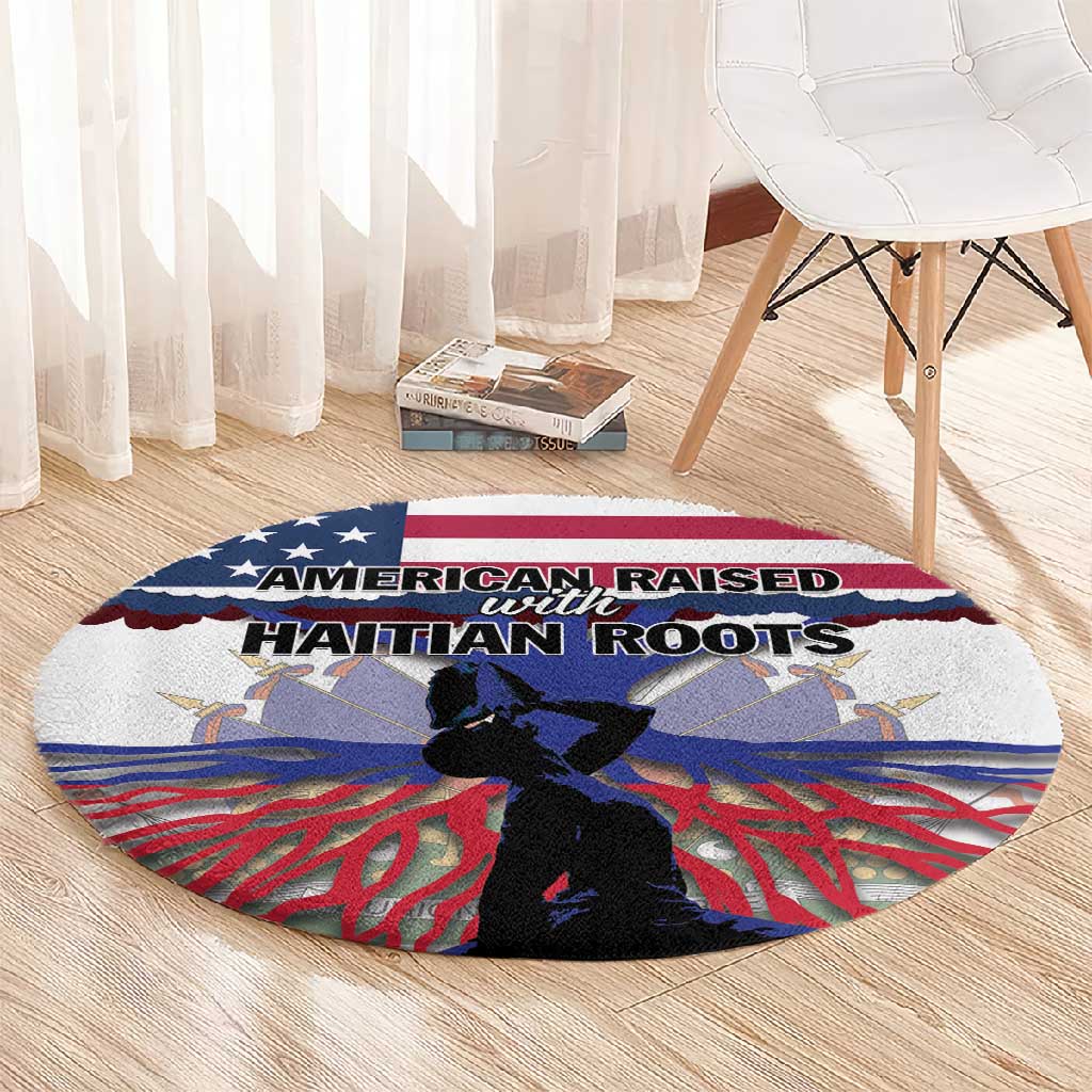 Afro Haiti Heritage Month 2025 Round Carpet American Raised With Haitian Roots