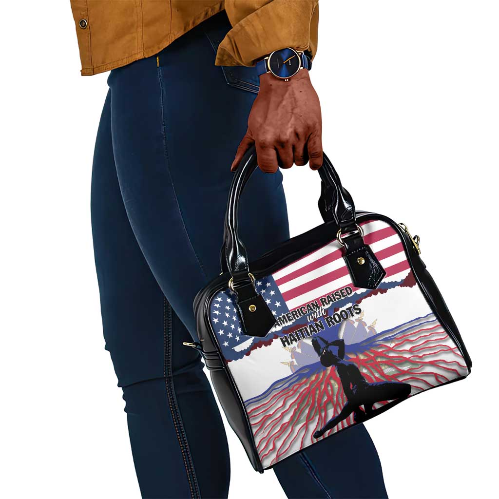 Afro Haiti Heritage Month 2025 Shoulder Handbag American Raised With Haitian Roots