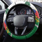 Afro Haiti Heritage Month 2025 Steering Wheel Cover American Raised With Haitian Roots