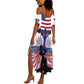 Afro Haiti Heritage Month 2025 Summer Maxi Dress American Raised With Haitian Roots