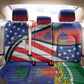Haitian Americans Zipper Stylized Back Car Seat Cover Haiti Heritage Month 2025