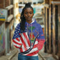 Haitian Americans Zipper Stylized Hoodie Haiti Heritage Month 2025