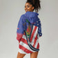Haitian Americans Zipper Stylized Hoodie Dress Haiti Heritage Month 2025
