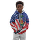 Haitian Americans Zipper Stylized Kid Hoodie Haiti Heritage Month 2025