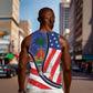 Haitian Americans Zipper Stylized Men Tank Top Haiti Heritage Month 2025
