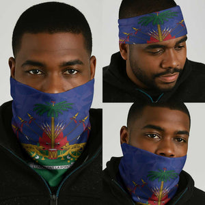 Haitian Americans Zipper Stylized Neck Gaiter Haiti Heritage Month 2025 - African Pride