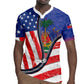 Haitian Americans Zipper Stylized Rugby Jersey Haiti Heritage Month 2025