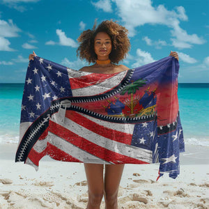 Haitian Americans Zipper Stylized Sarong Haiti Heritage Month 2025
