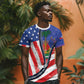 Haitian Americans Zipper Stylized T shirt Haiti Heritage Month 2025