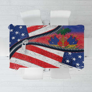 Haitian Americans Zipper Stylized Tablecloth Haiti Heritage Month 2025