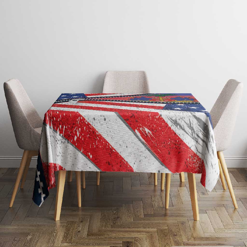 Haitian Americans Zipper Stylized Tablecloth Haiti Heritage Month 2025