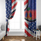 Haitian Americans Zipper Stylized Window Curtain Haiti Heritage Month 2025