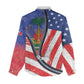 Haitian Americans Zipper Stylized Women Casual Shirt Haiti Heritage Month 2025