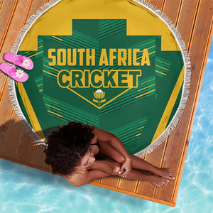 South Africa Cricket Beach Blanket SA Protea Woza Nawe