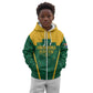 Custom South Africa Cricket Kid Hoodie SA Protea Woza Nawe