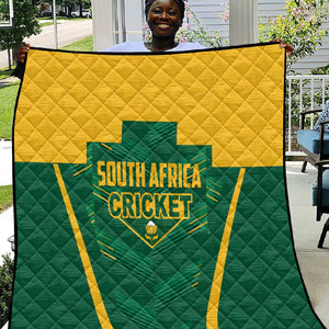 South Africa Cricket Quilt SA Protea Woza Nawe