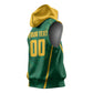 Custom South Africa Cricket Sleeveless Hoodie SA Protea Woza Nawe - African Pride