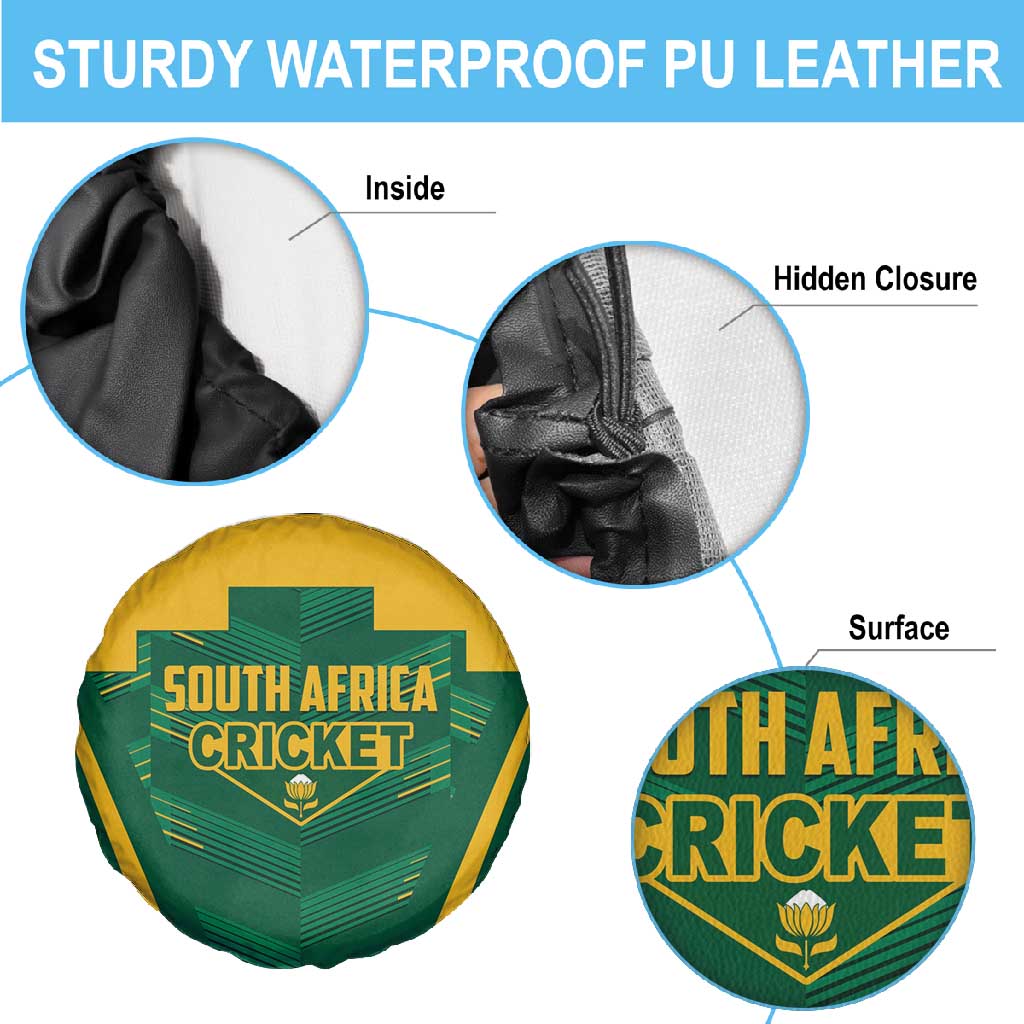 South Africa Cricket Spare Tire Cover SA Protea Woza Nawe