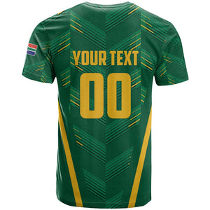 Custom South Africa Cricket T shirt SA Protea Woza Nawe