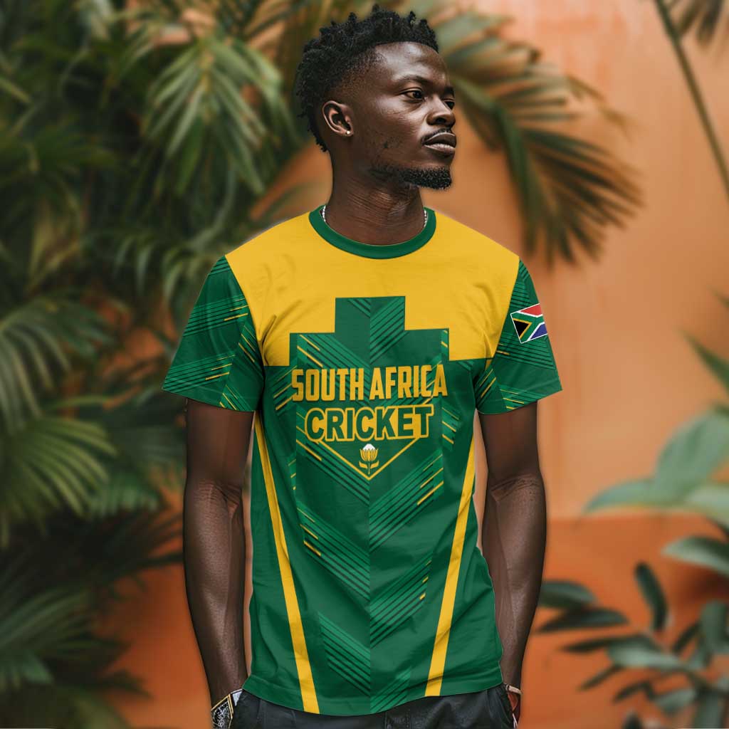 Custom South Africa Cricket T shirt SA Protea Woza Nawe