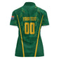 Custom South Africa Cricket Women Polo Shirt SA Protea Woza Nawe