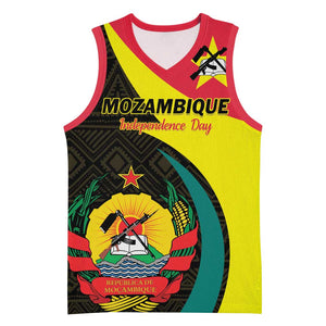 Mozambique Independence Day Basketball Jersey Muzambhiki 1975 Anniversary - African Pride