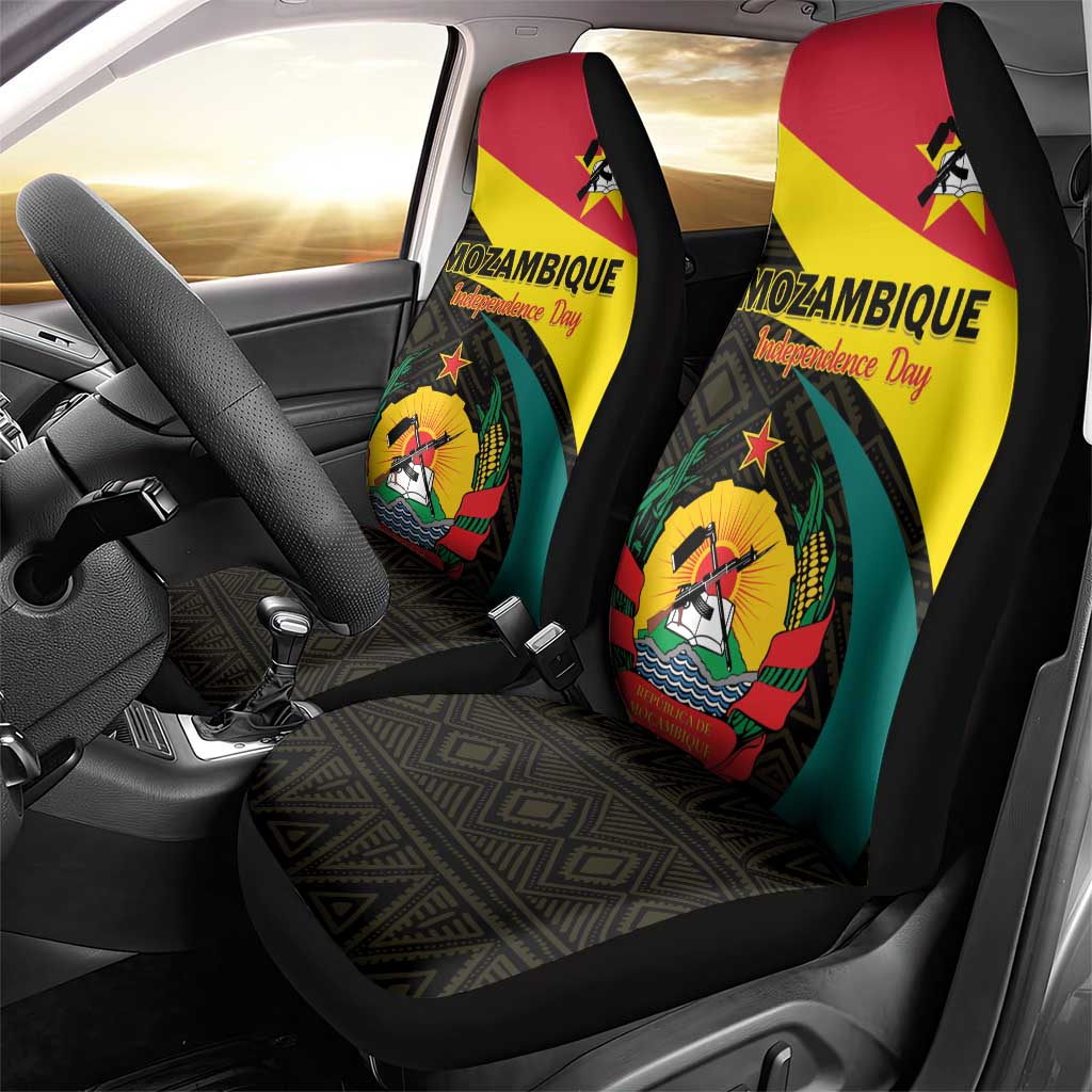 Mozambique Independence Day Car Seat Cover Muzambhiki 1975 Anniversary