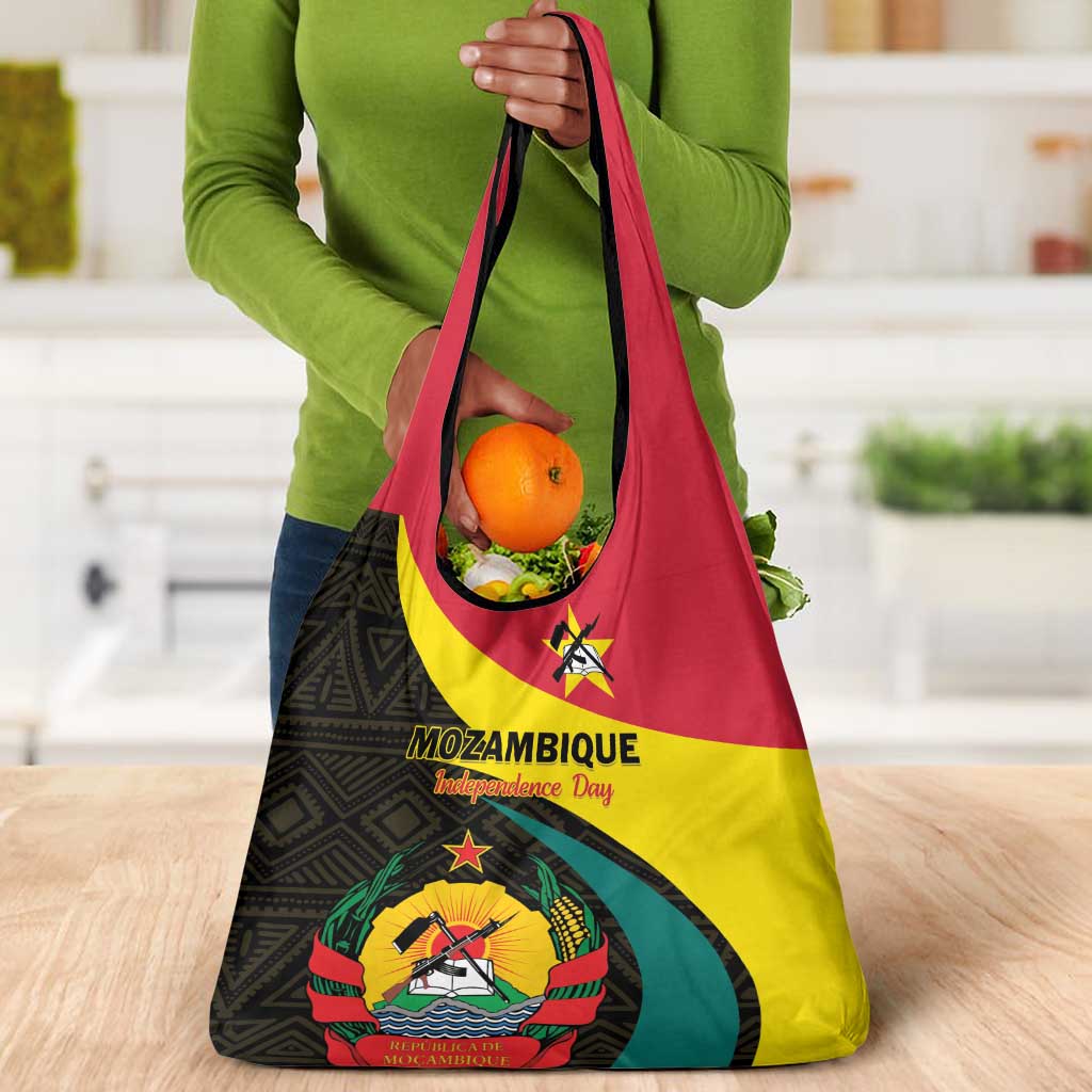 Mozambique Independence Day Grocery Bag Muzambhiki 1975 Anniversary