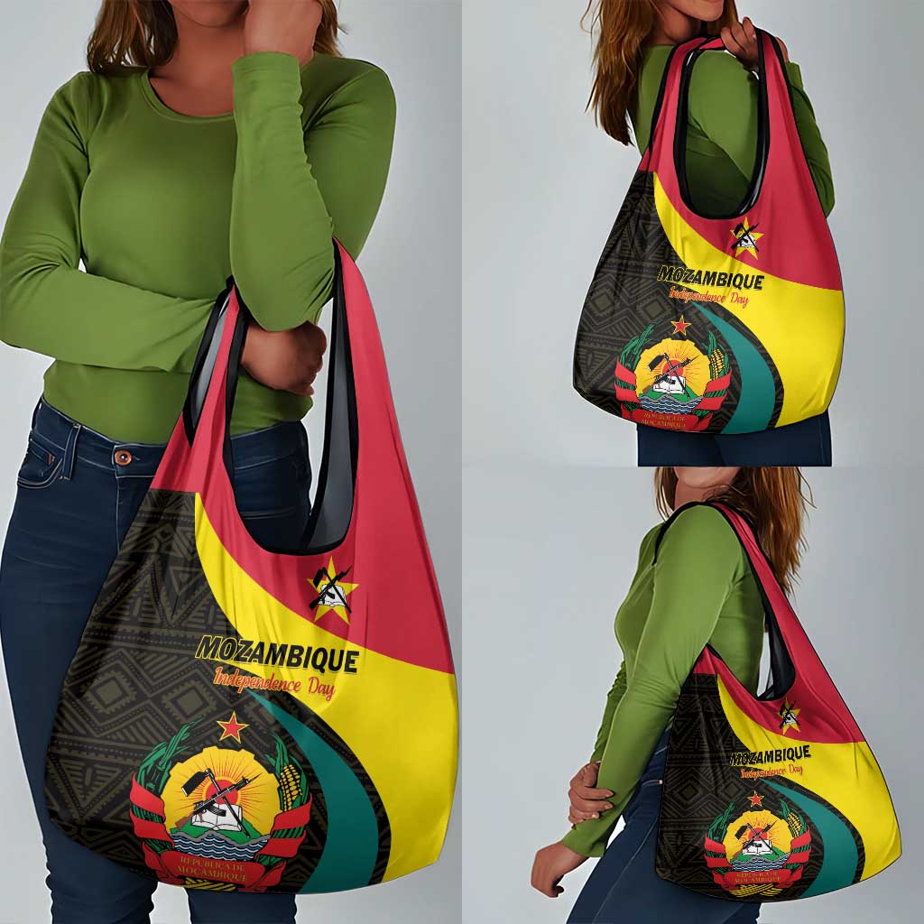 Mozambique Independence Day Grocery Bag Muzambhiki 1975 Anniversary