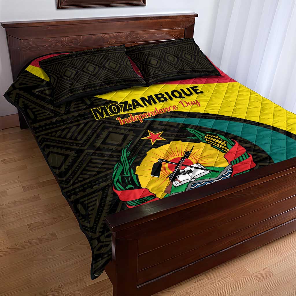 Mozambique Independence Day Quilt Bed Set Muzambhiki 1975 Anniversary