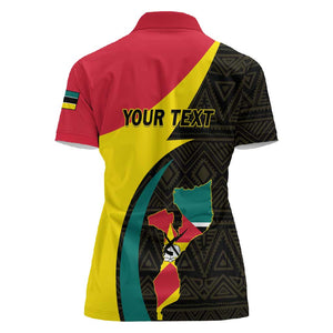Mozambique Independence Day Women Polo Shirt Muzambhiki 1975 Anniversary