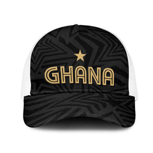 Football 2026 Ghana Baseball Net Cap Black Stars Rise