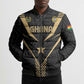 Custom Football 2026 Ghana Bomber Puffer Jacket Black Stars Rise