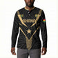 Custom Football 2026 Ghana Button Sweatshirt Black Stars Rise