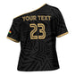 Custom Football 2026 Ghana Cross Shoulder Shirt Black Stars Rise
