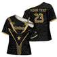 Custom Football 2026 Ghana Cross Shoulder Shirt Black Stars Rise