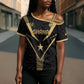 Custom Football 2026 Ghana Cross Shoulder Shirt Black Stars Rise