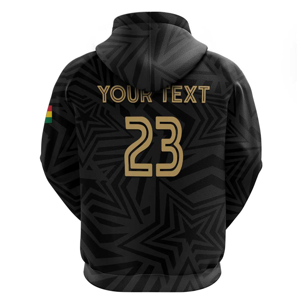 Custom Football 2026 Ghana Hoodie Black Stars Rise