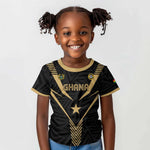 Custom Football 2026 Ghana Kid T shirt Black Stars Rise