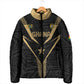Custom Football 2026 Ghana Padded Jacket Black Stars Rise