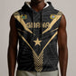 Custom Football 2026 Ghana Sleeveless Hoodie Black Stars Rise