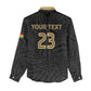 Custom Football 2026 Ghana Women Casual Shirt Black Stars Rise