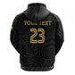 Custom Football 2026 Ghana Zip Hoodie Black Stars Rise