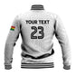 Custom Football 2026 Ghana Baseball Jacket Black Stars Go Glory