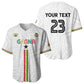 Custom Football 2026 Ghana Baseball Jersey Black Stars Go Glory